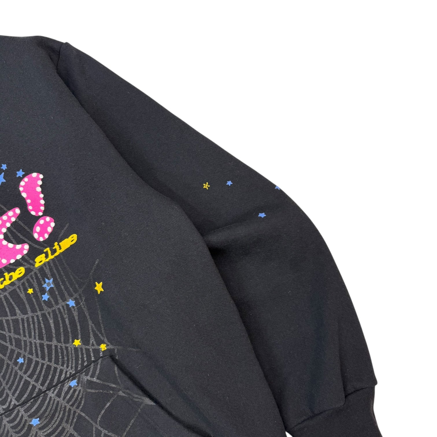 Sp5der P*NK Hoodie Black