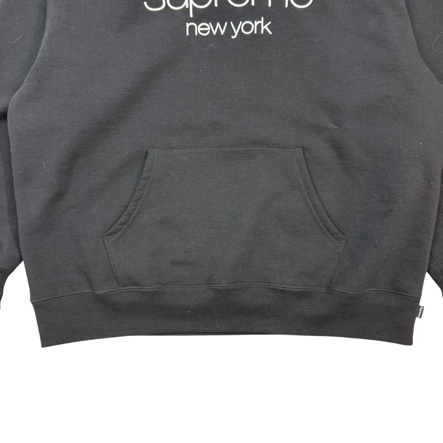 Supreme Classic Logo Hoodie Black