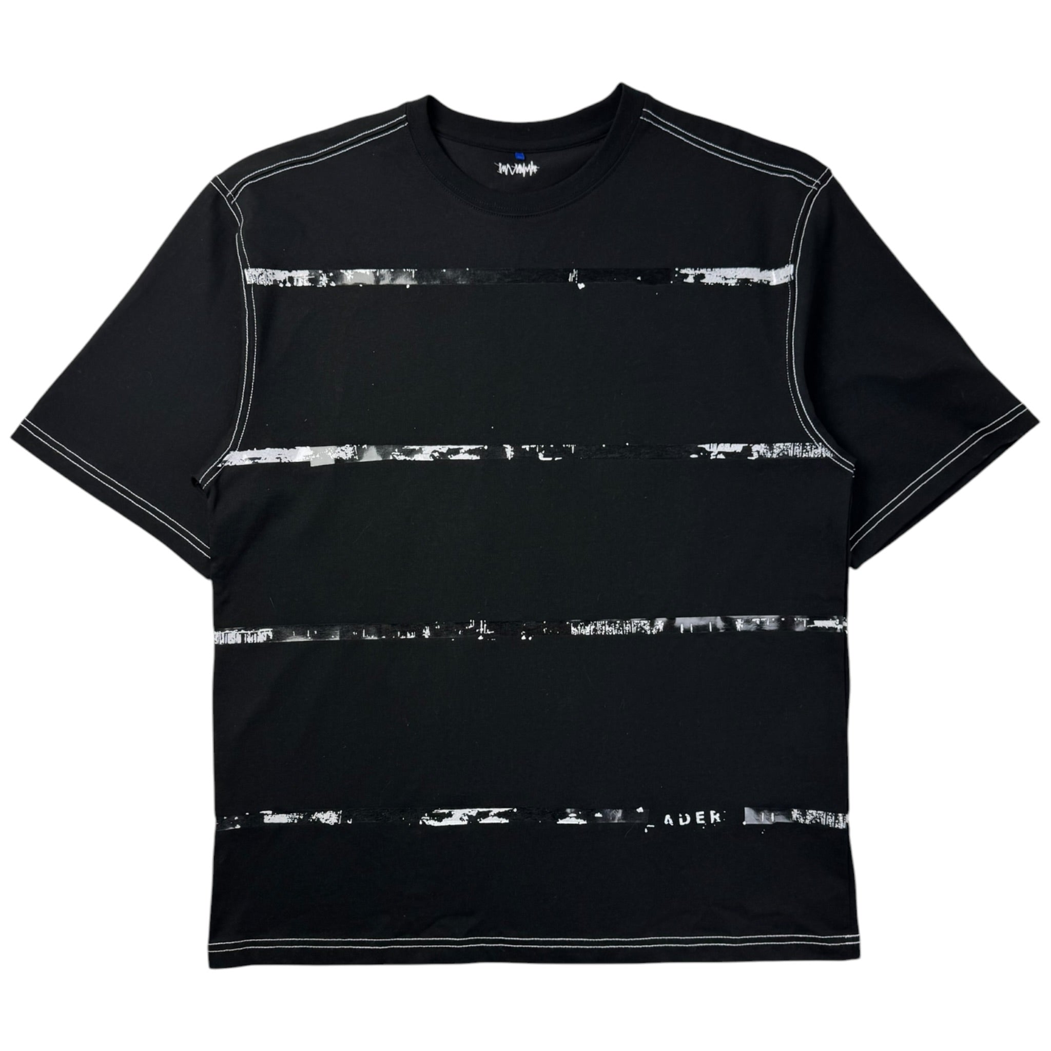 Ader Error Ader Error Black Tape Reflective Tee