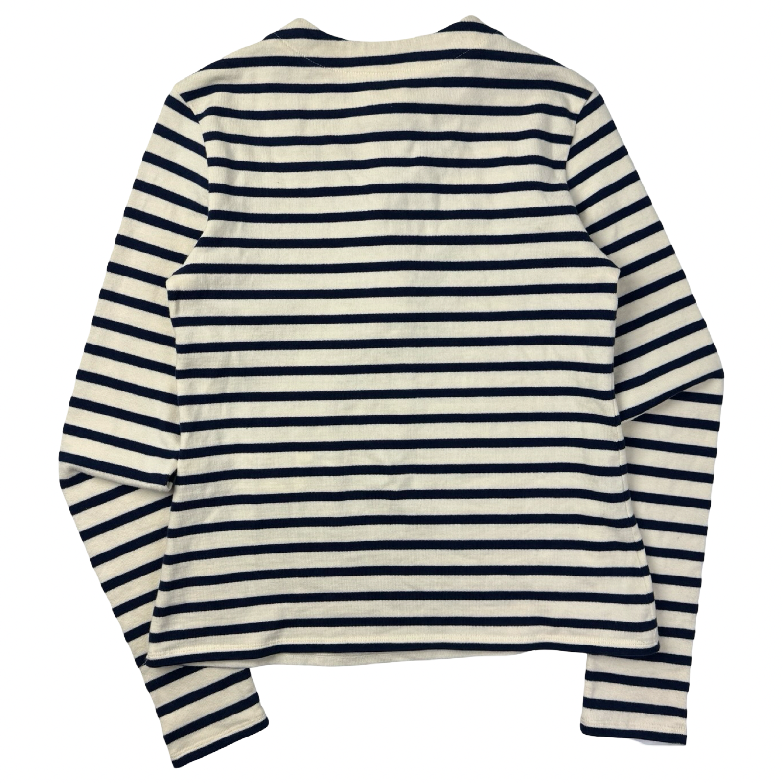 (W) YSL Tied Stripped Henley Shirt