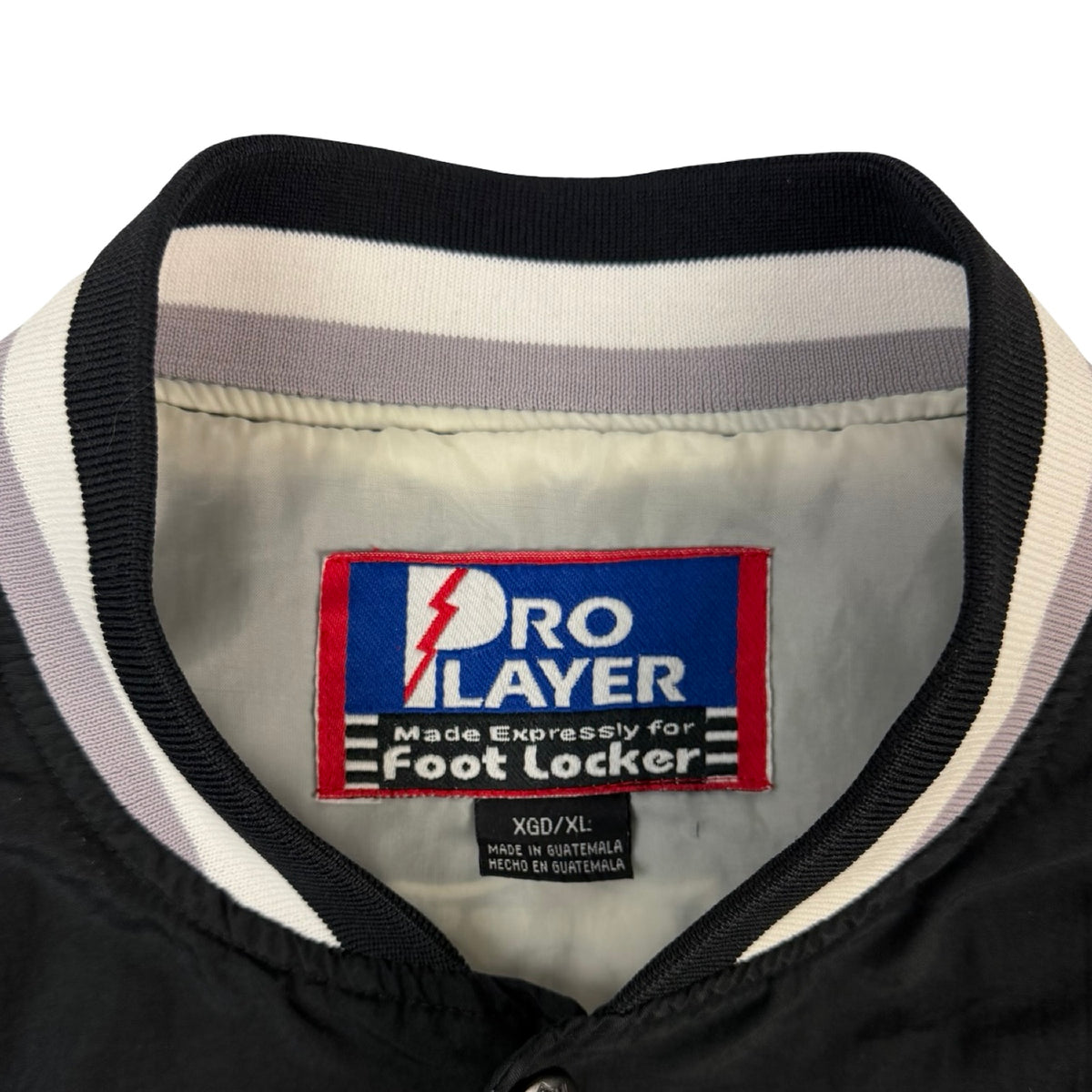 Vintage Oakland Raiders Pro Player Bomber NFL Jacket Black