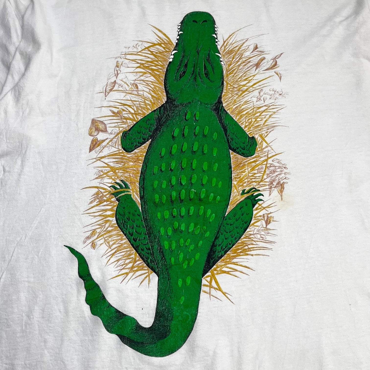Vintage Crocodile Incognito T-Shirt White