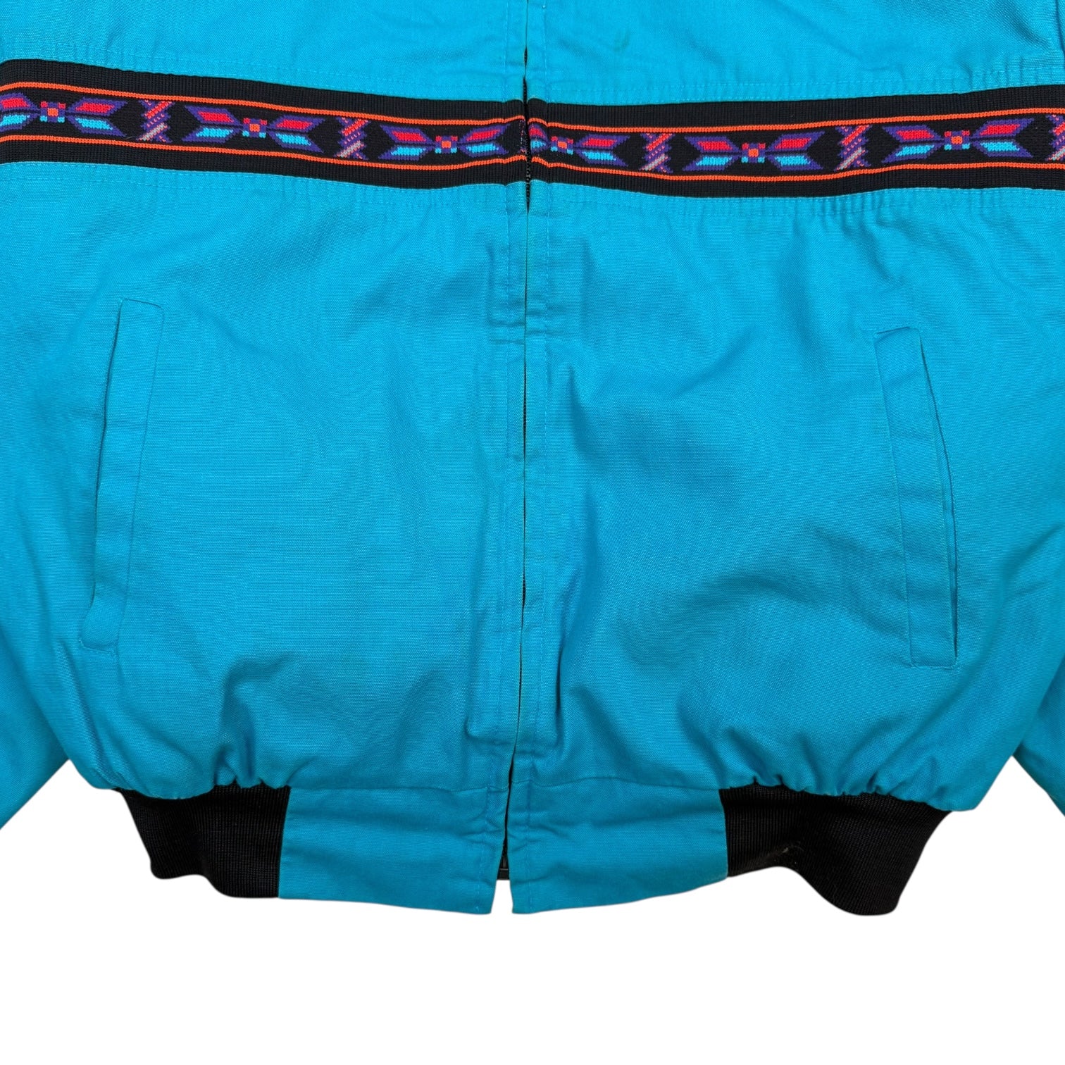 Vintage Canyon Guide Aztec Print Jacket Blue/Black
