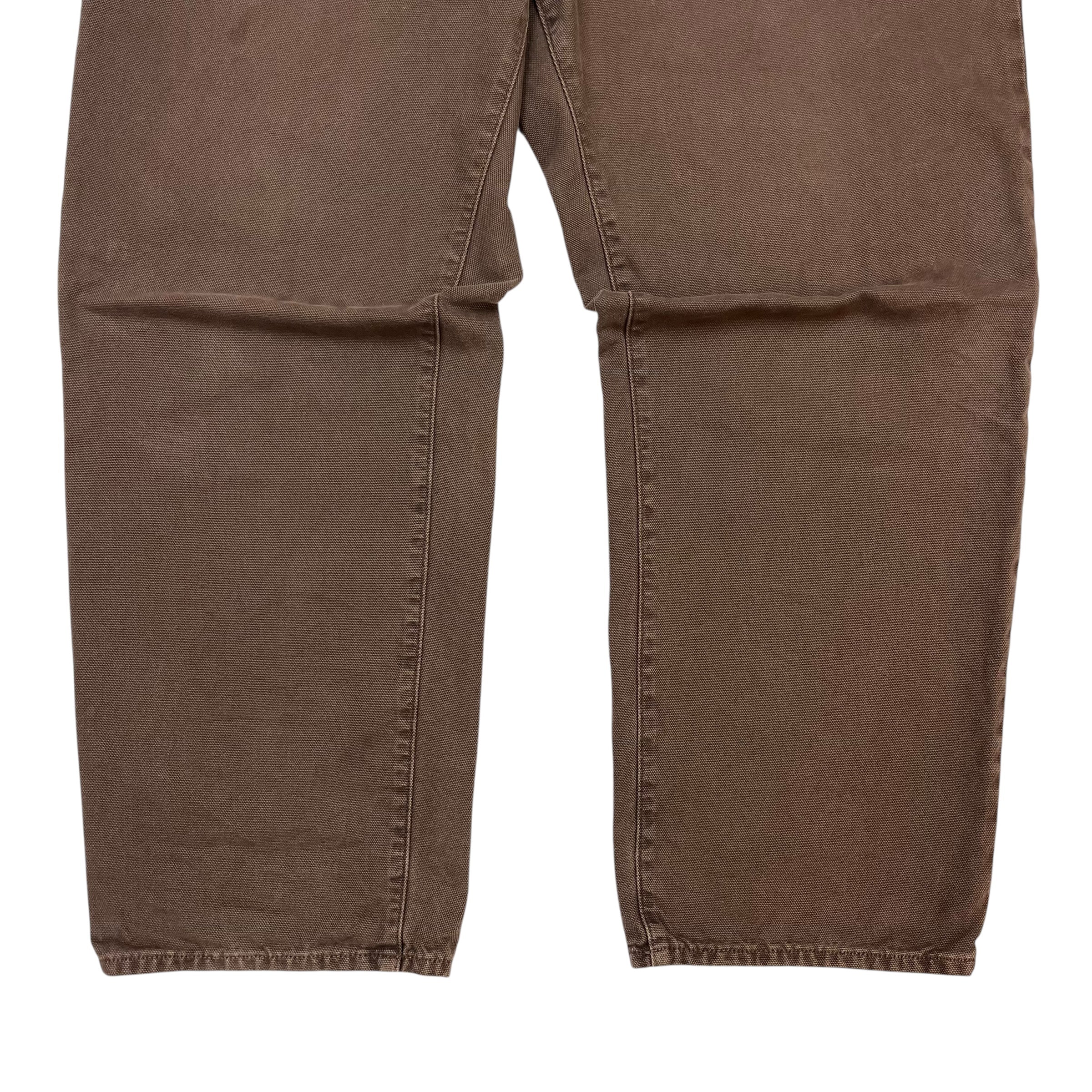 Stussy “BIGOL” Denim Pants Brown