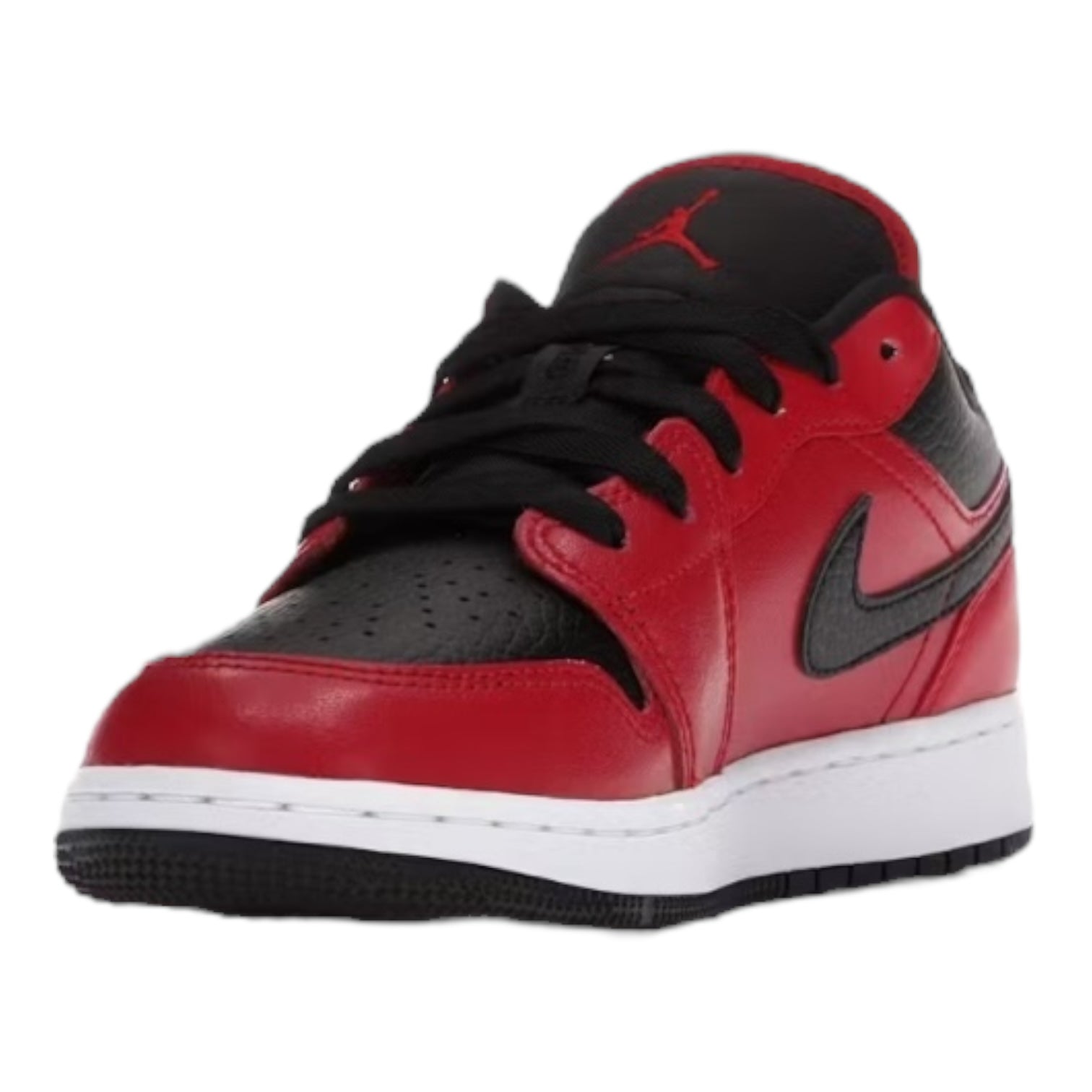 Jordan 1 Low Gym Red Black Pebbled (GS)