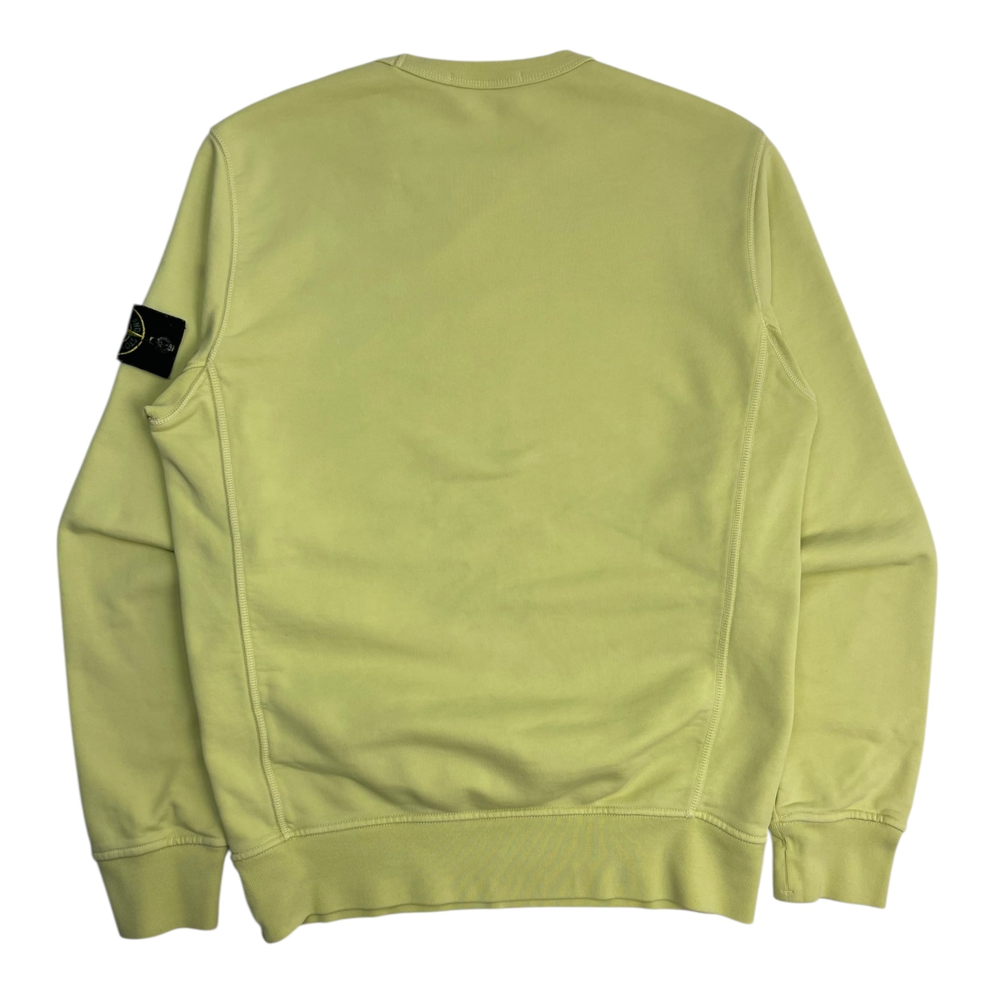 Stone Island Garment Dyed Crew Sweat Pistacio