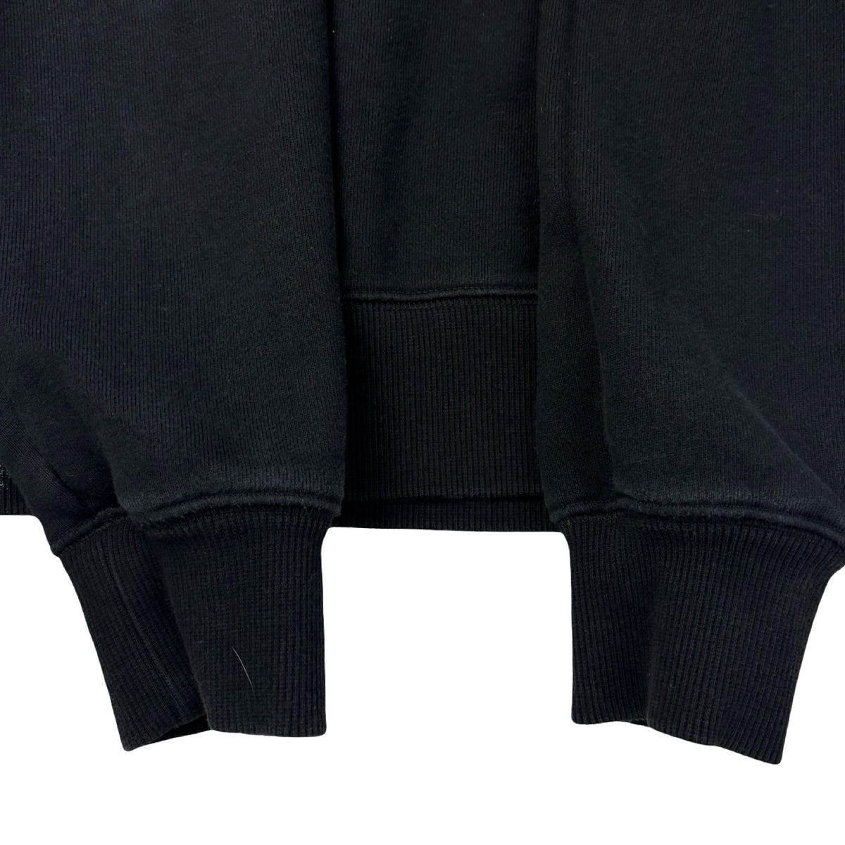 OVO Enzyme Washed Panelled Crewneck Black