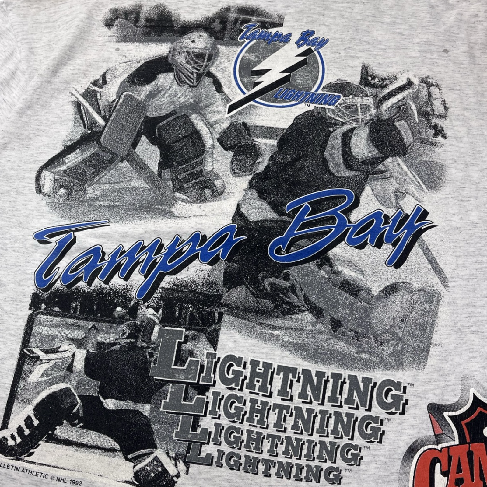 1992 Tampa Bay Lightning Bulletin T-Shirt