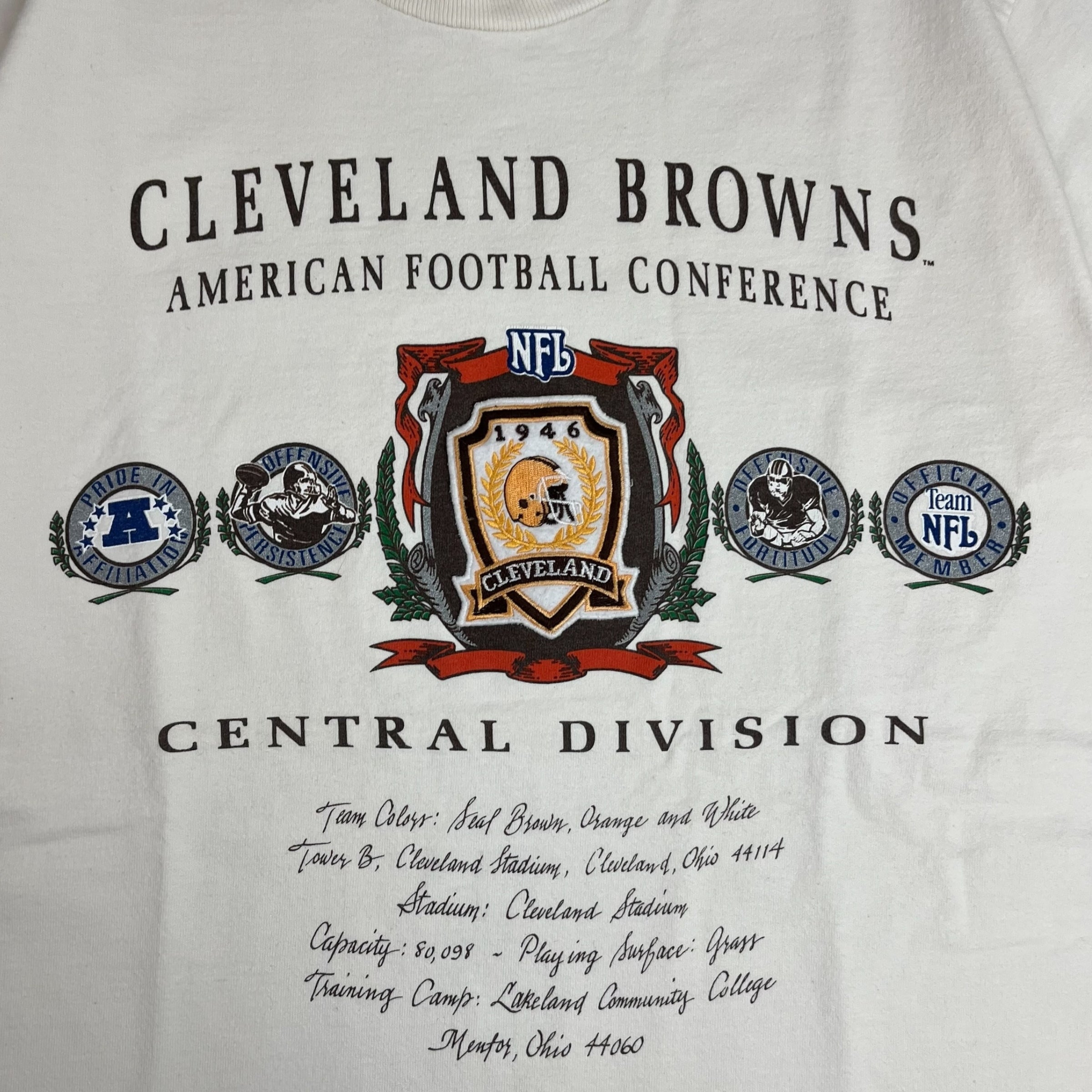 Vintage Cleveland Browns Tee White