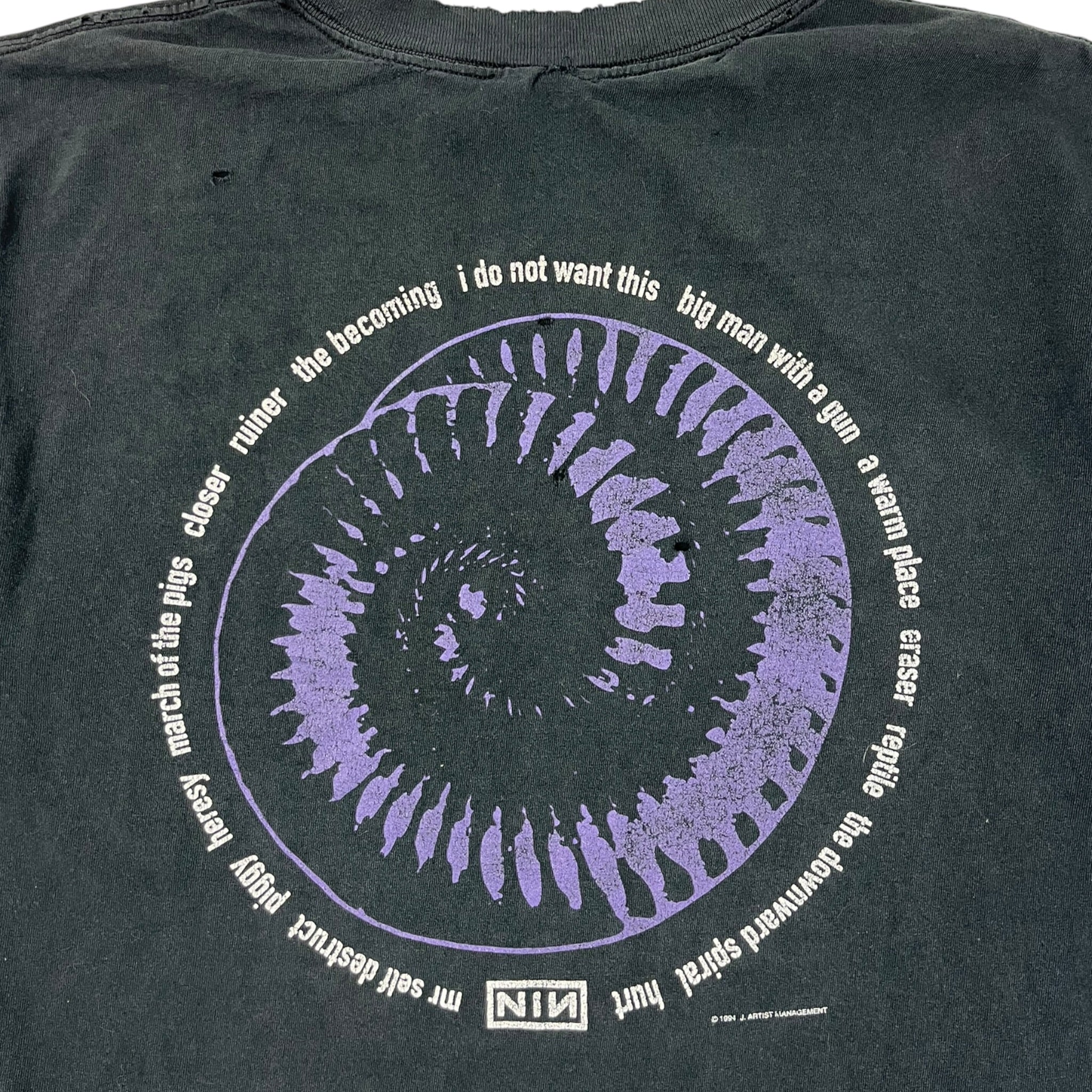 1994 NIN Downward Spiral T-Shirt
