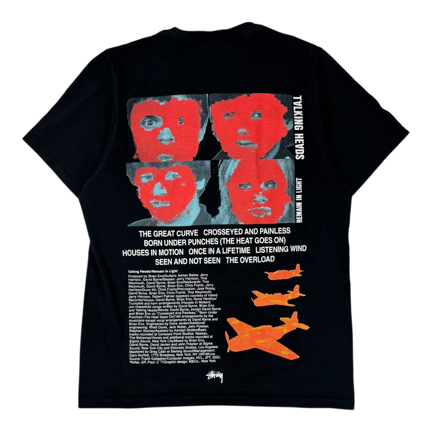 Stussy Talking Heads “Remain In Light” T-Shirt Black