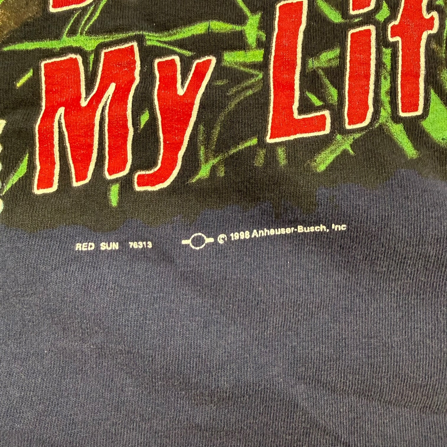 1998 Budweiser ‘This Is The Best Day Of My Life’ Tee Navy Blue