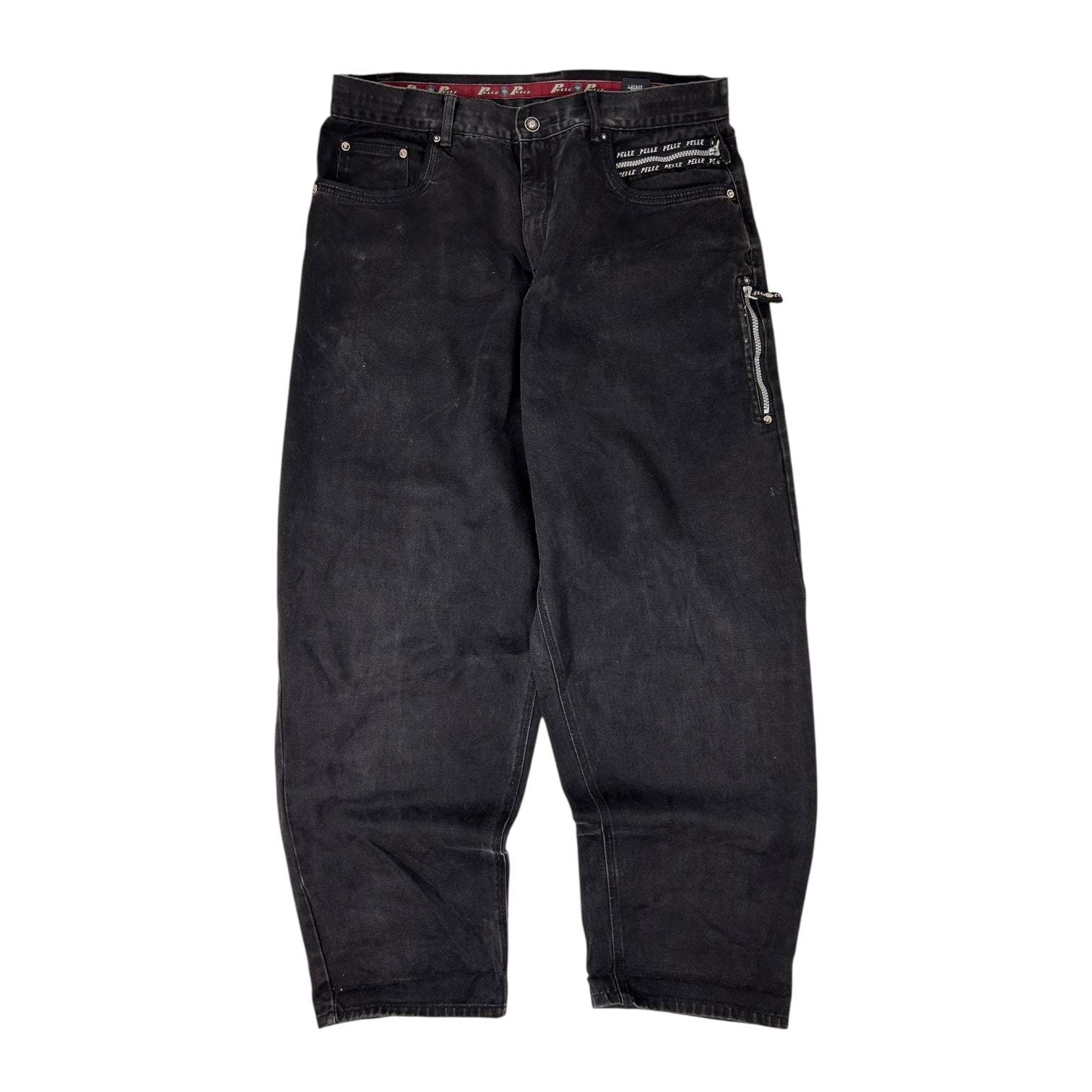 Vintage Y2K Pelle Pelle Denim Jeans Black