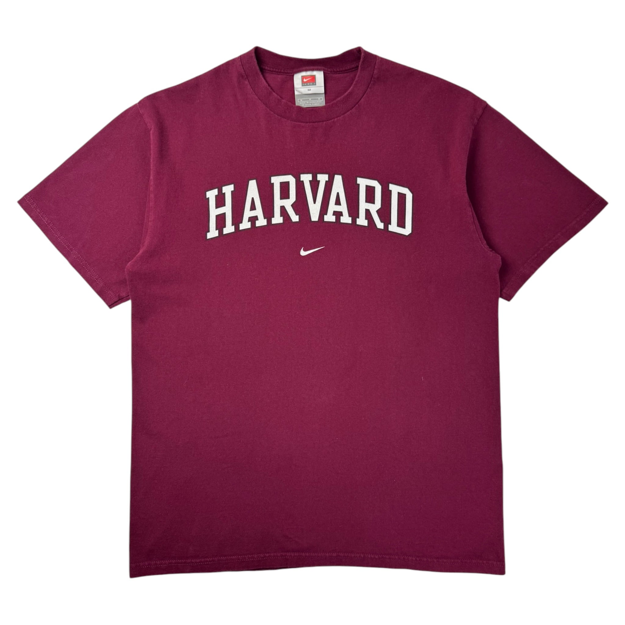 Vintage Nike Harvard T-Shirt Burgundy