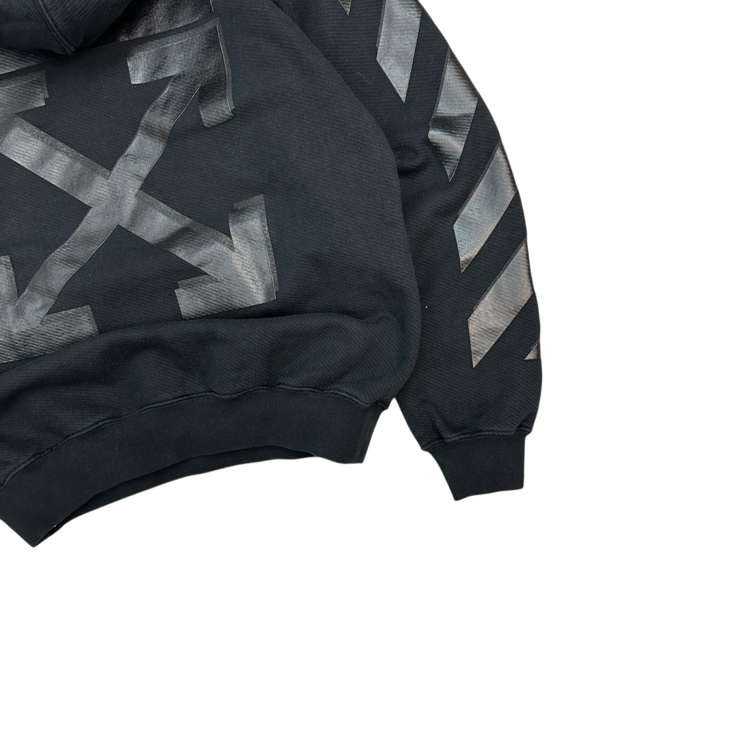 Off-White Rubber Arrows Hoodie Black/Black