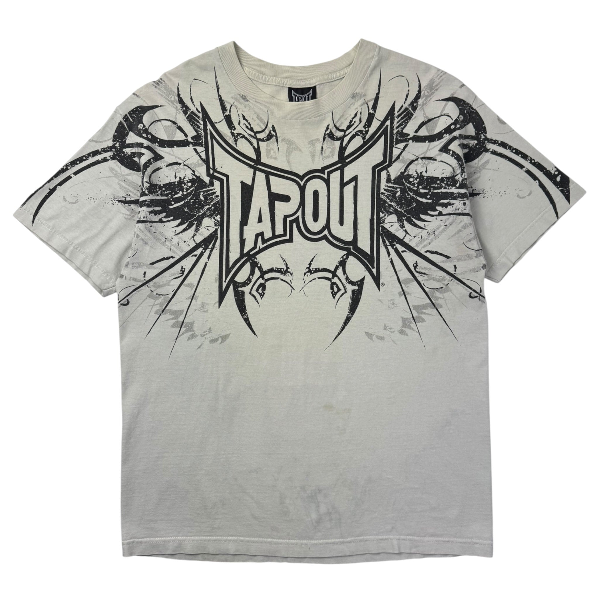 Vintage Y2K Tapout Cyber T-Shirt White