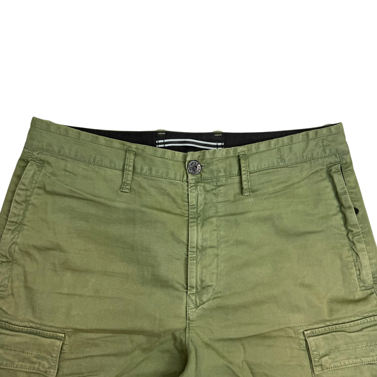 Stone Island Utility Cargo Shorts Olive