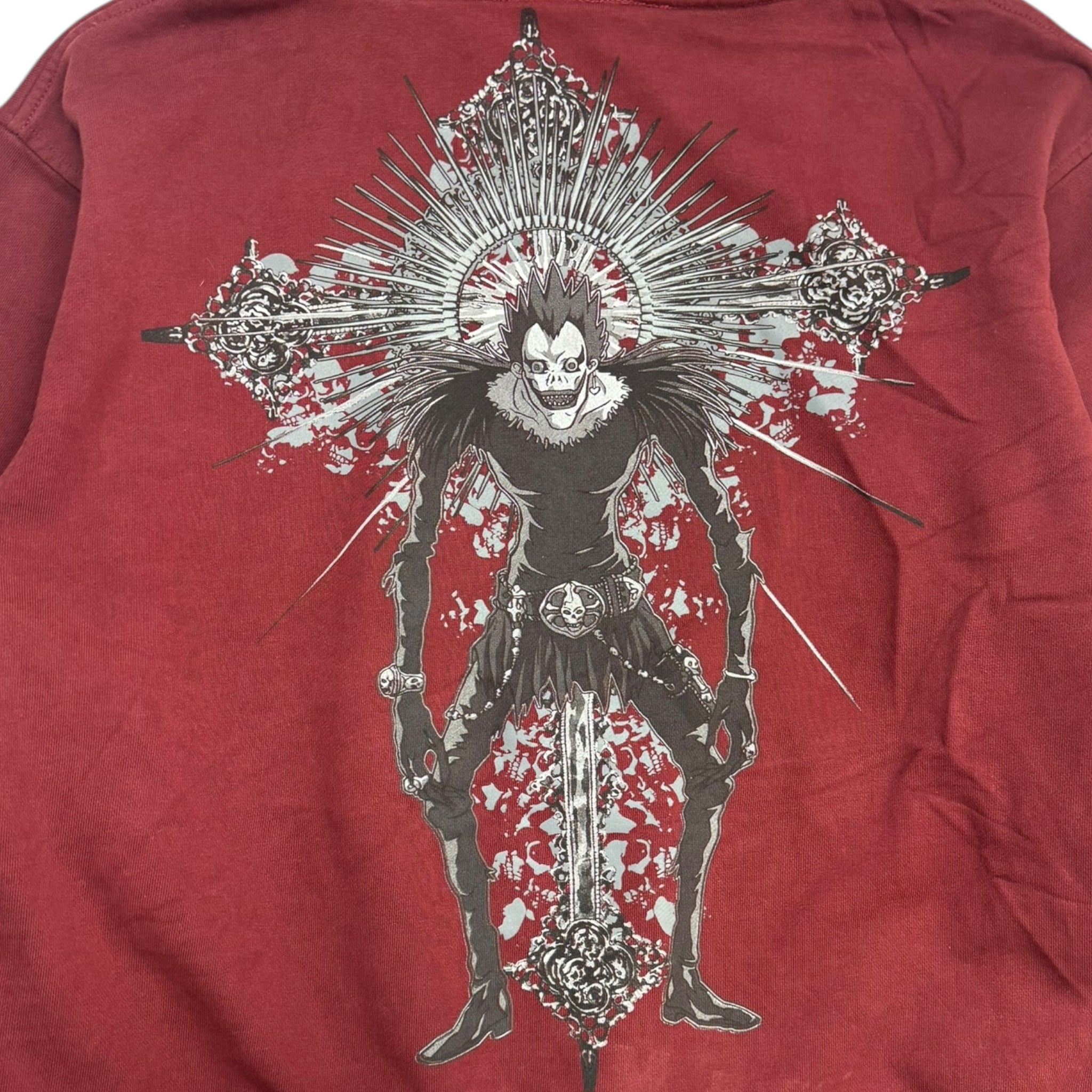 Revenge Ryuk Death Note Hoodie  Dark Red