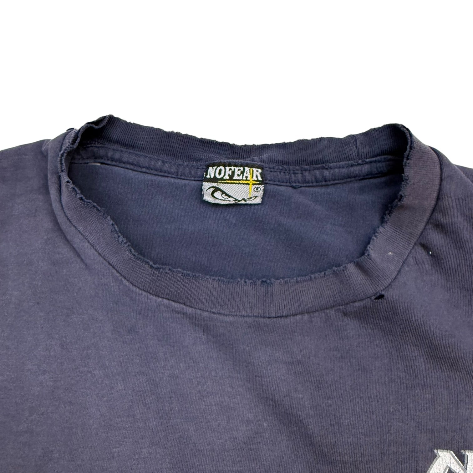 Vintage No Fear ‘Does Not Play Well With Others’ Tee Navy Blue