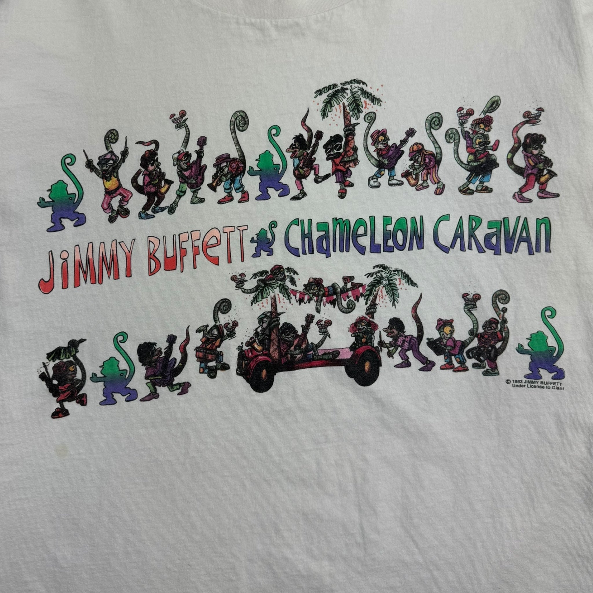 1993 Jimmy Buffet "Chameleon Caravan" Longsleeve T-Shirt