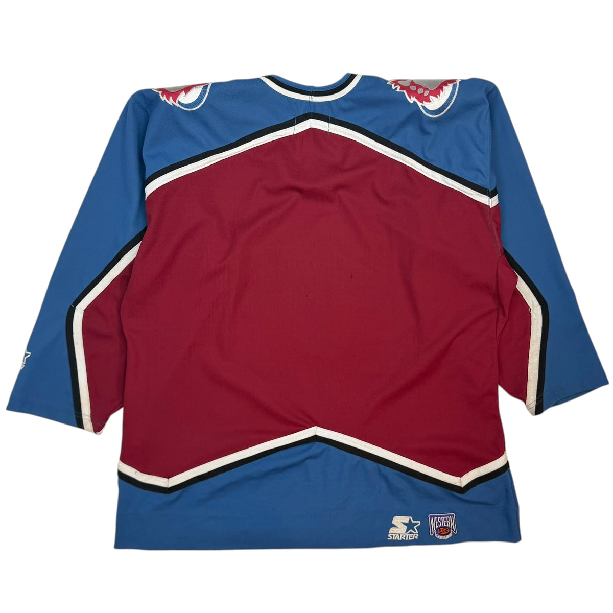 Vintage Starter Colorado Avalanche Jersey Red/Blue