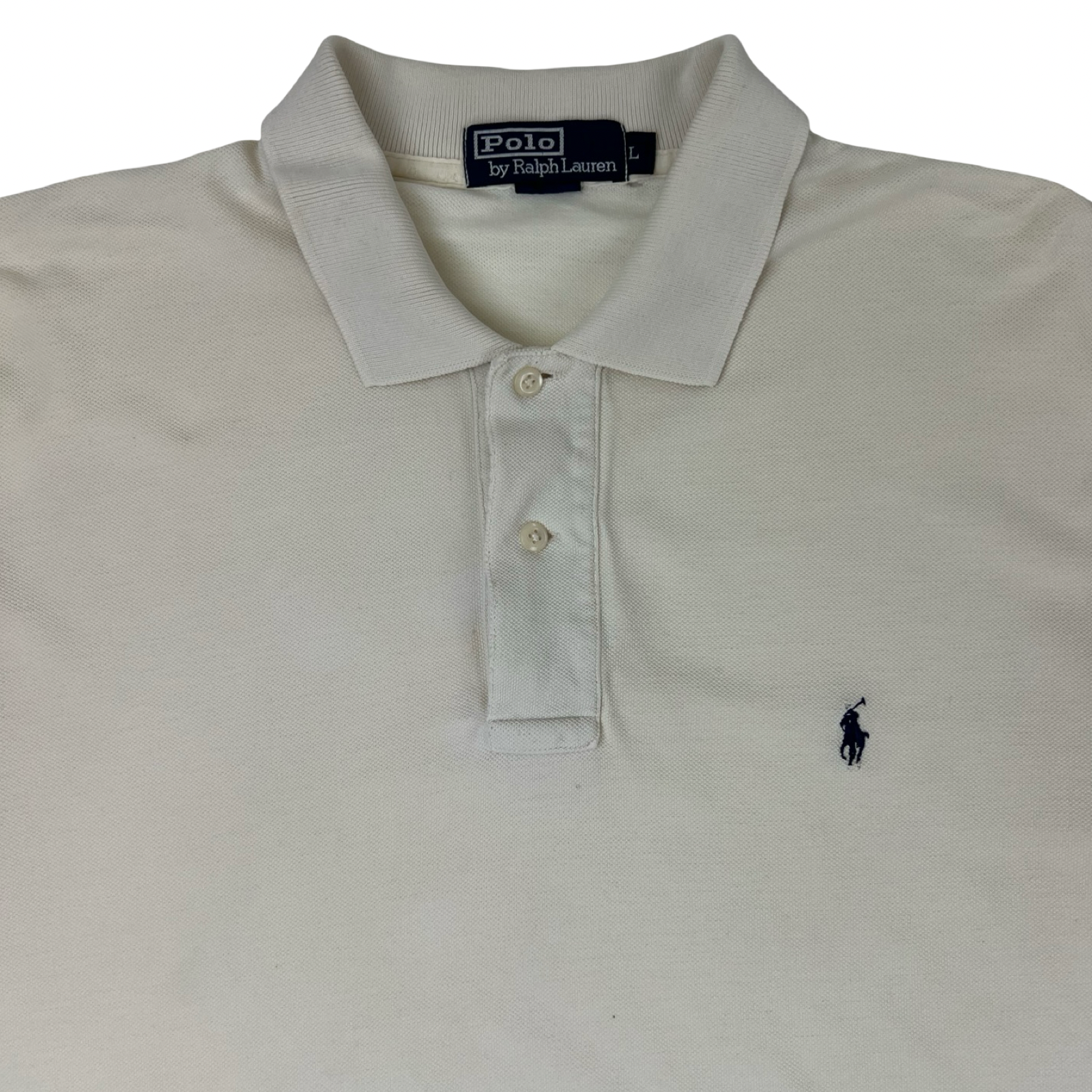 Vintage Polo Ralph Lauren Pique Shirt White