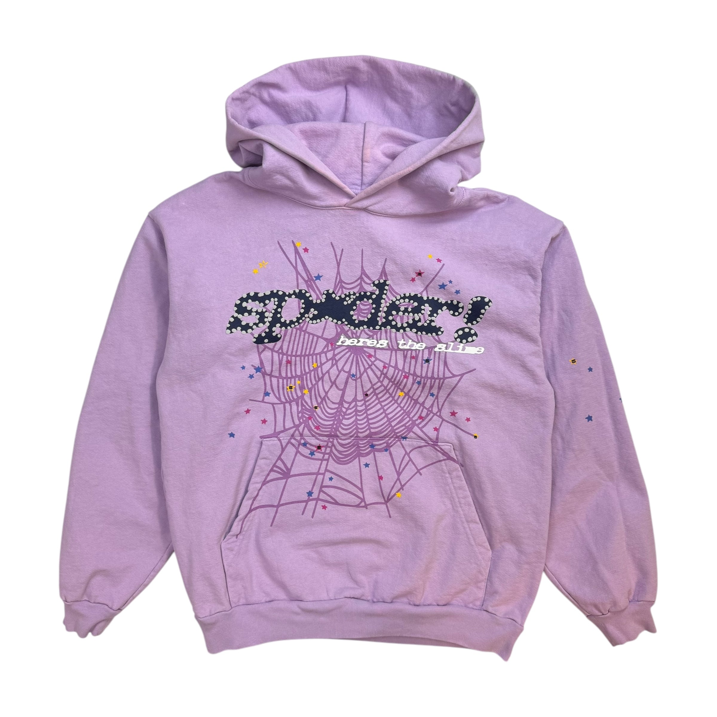 Sp5der Acai Hoodie Purple