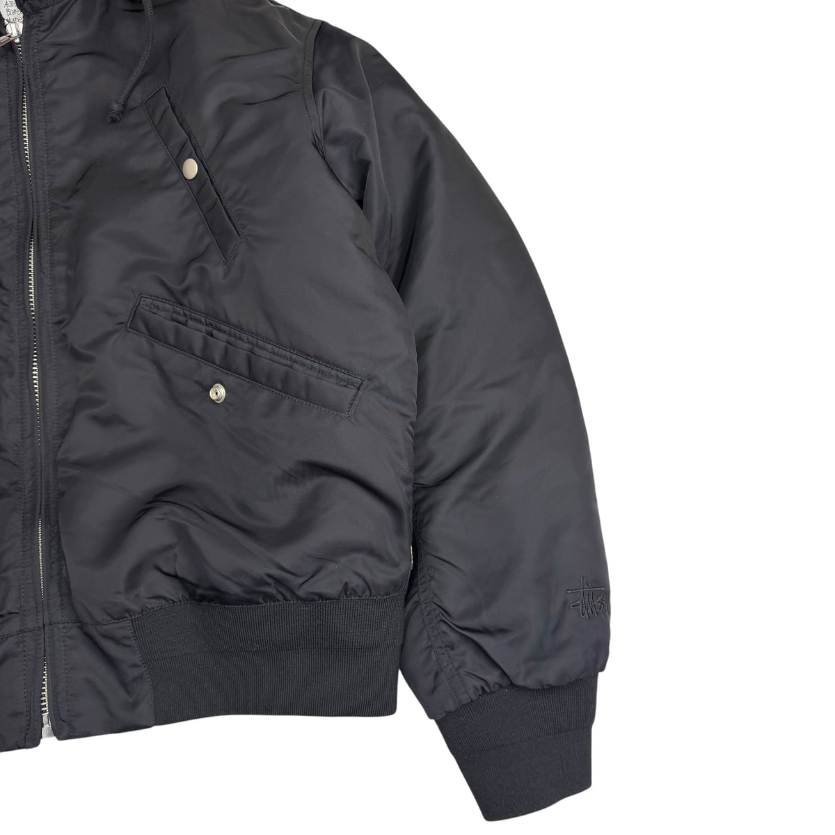 Stussy Flight Bomber Jacket Black