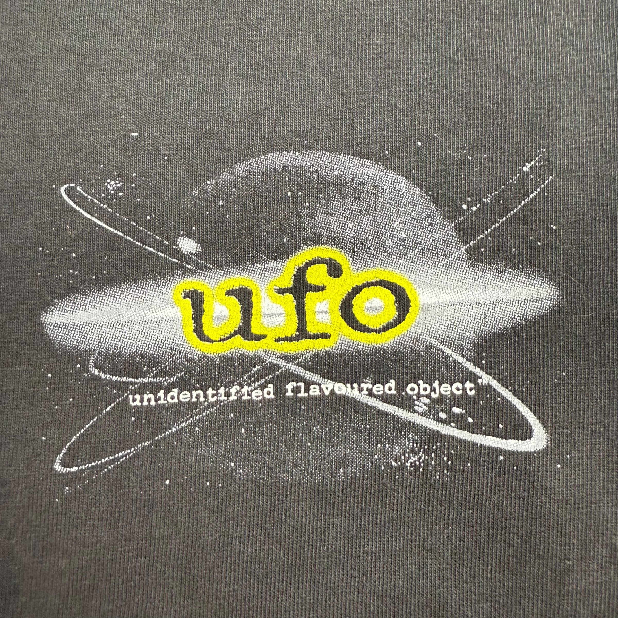 Vintage UFO Unidentified Flavoured Object Tee Black