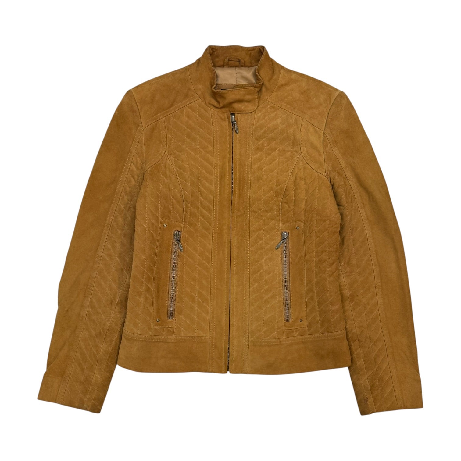 (W) Vintage Boutique Of Leathers Suede Jacket Brown