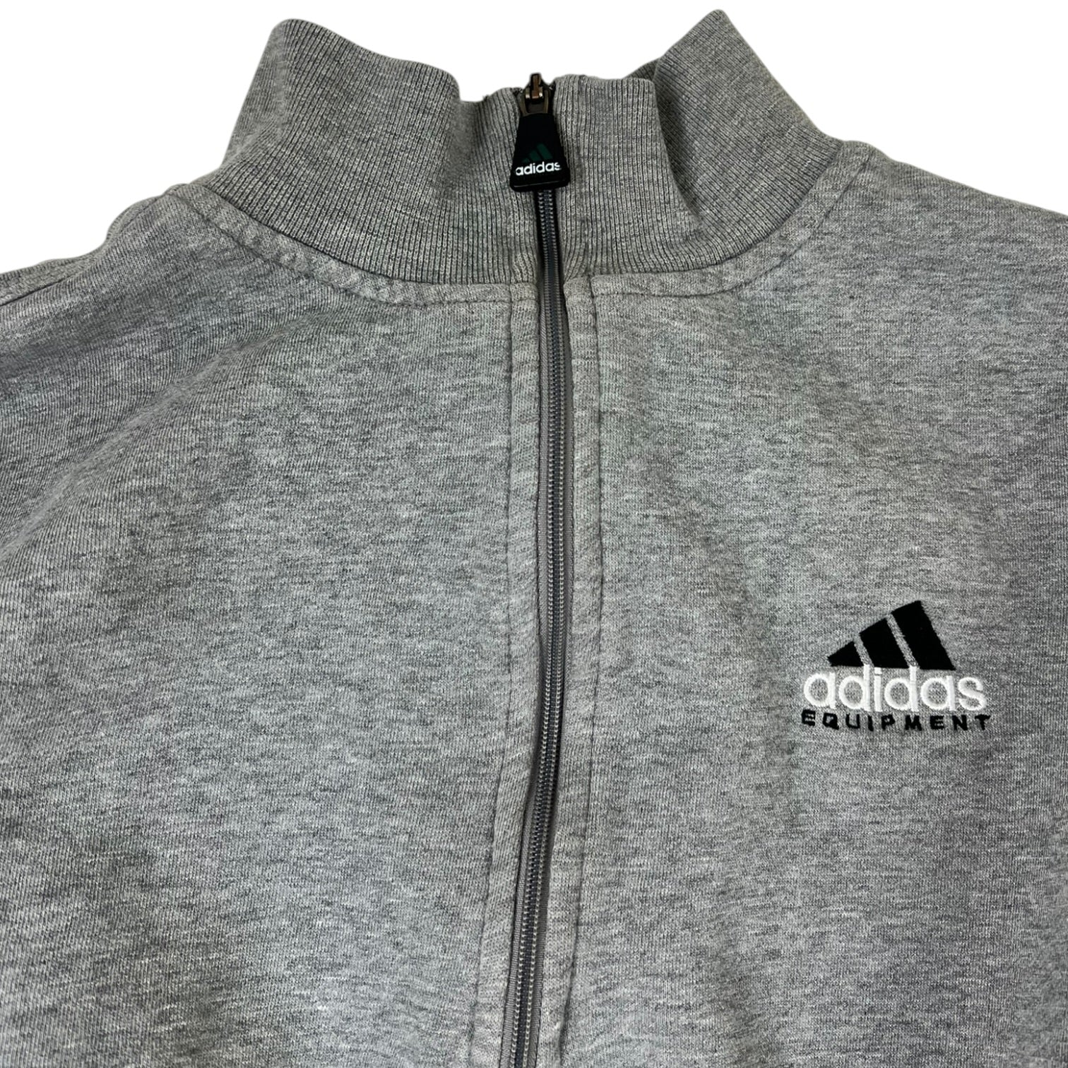 Vintage Adidas Equipment Quarter-Zip Sweatshirt Grey