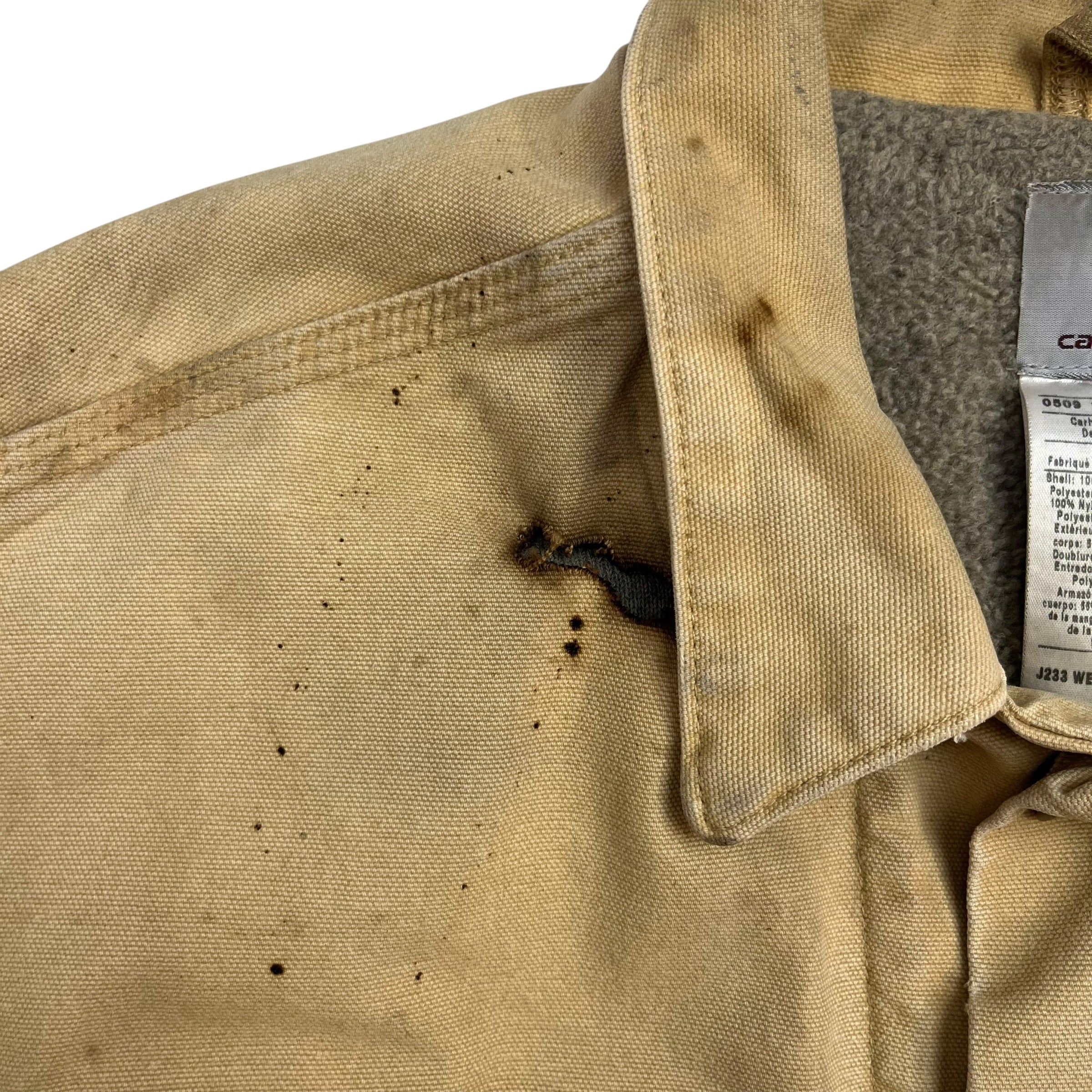 Vintage Carhartt Trucker Jacket Tan