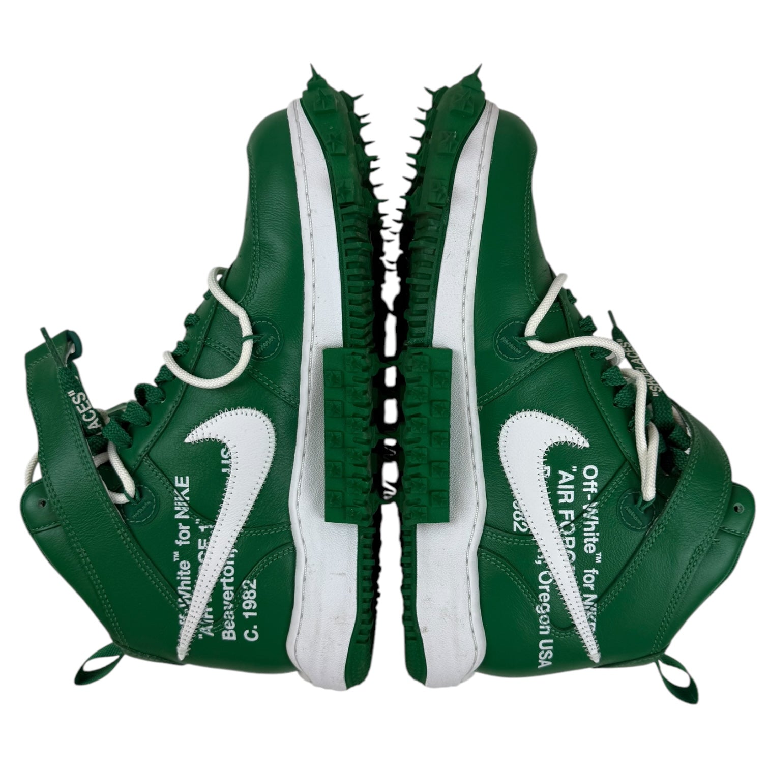 Nike x Off-White Air Force 1 Mid Pine Green (Used)