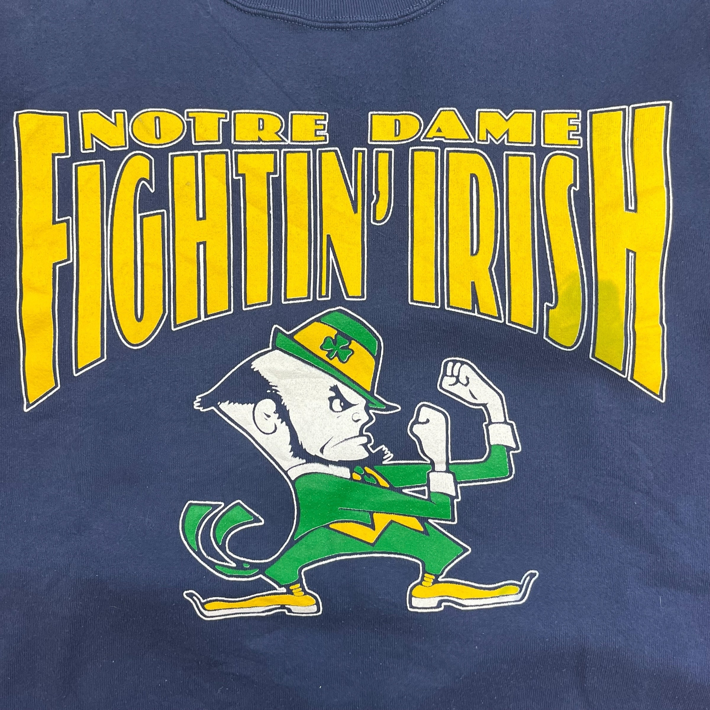 Vintage Notre Dame Fighting Irish Crewneck Navy