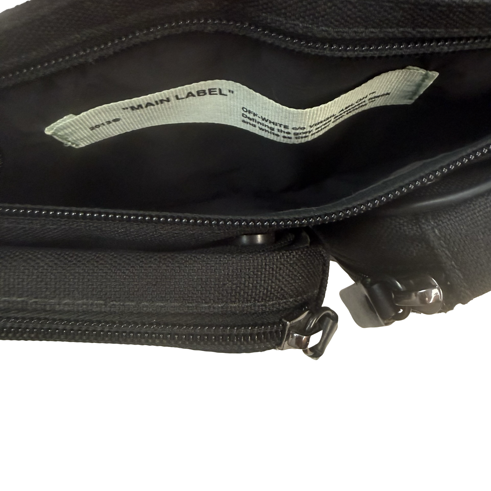 Off-White Cordura Logo Belt Bag Black