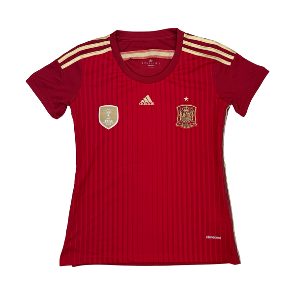 (W) 2014 Adidas Spain World Cup Jersey Red