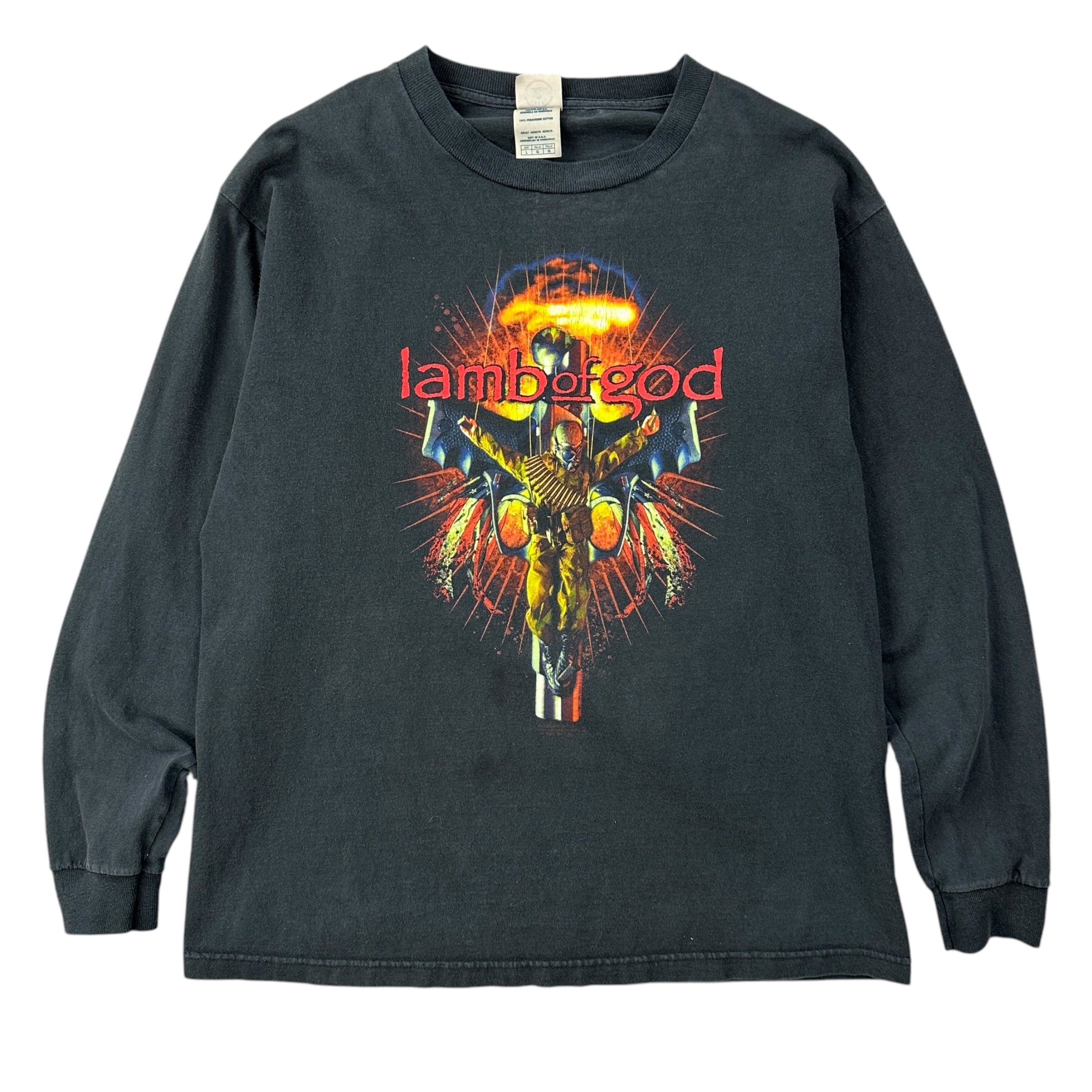 Vintage Lamb Of God L/S Tee Black