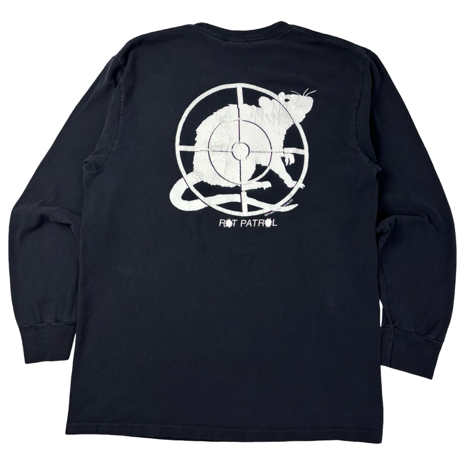 Stussy Rat Patrol L/S Shirt Black