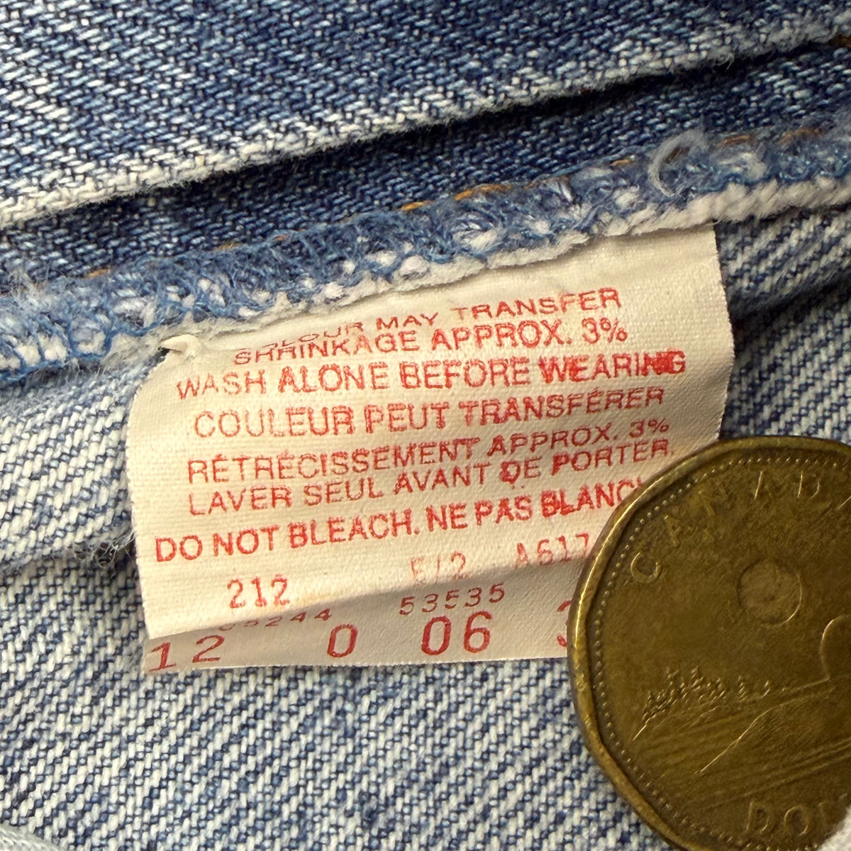 (W) Vintage Levi’s 535 Jeans Blue