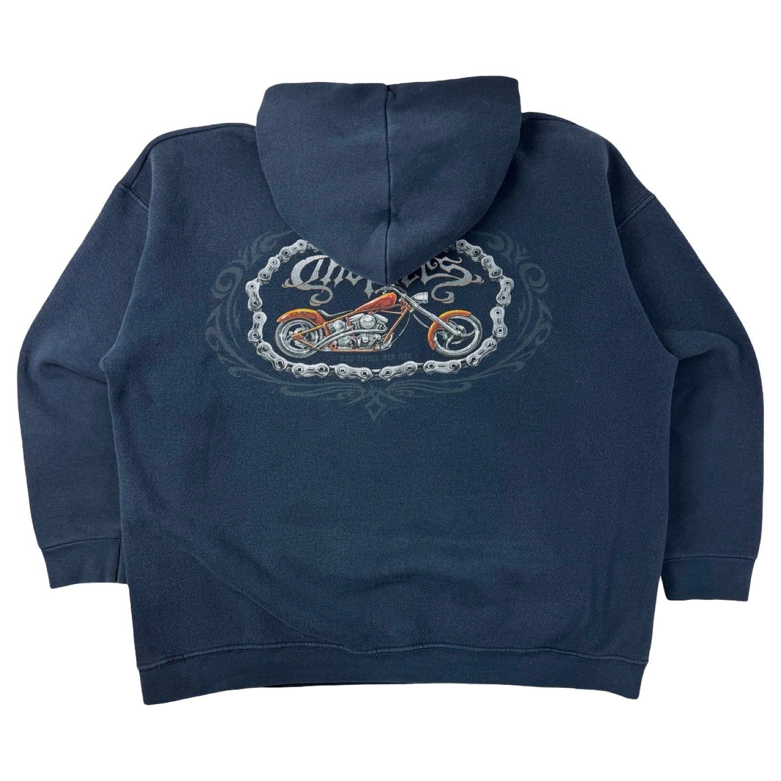Vintage Orange County Choppers Hoodie Navy