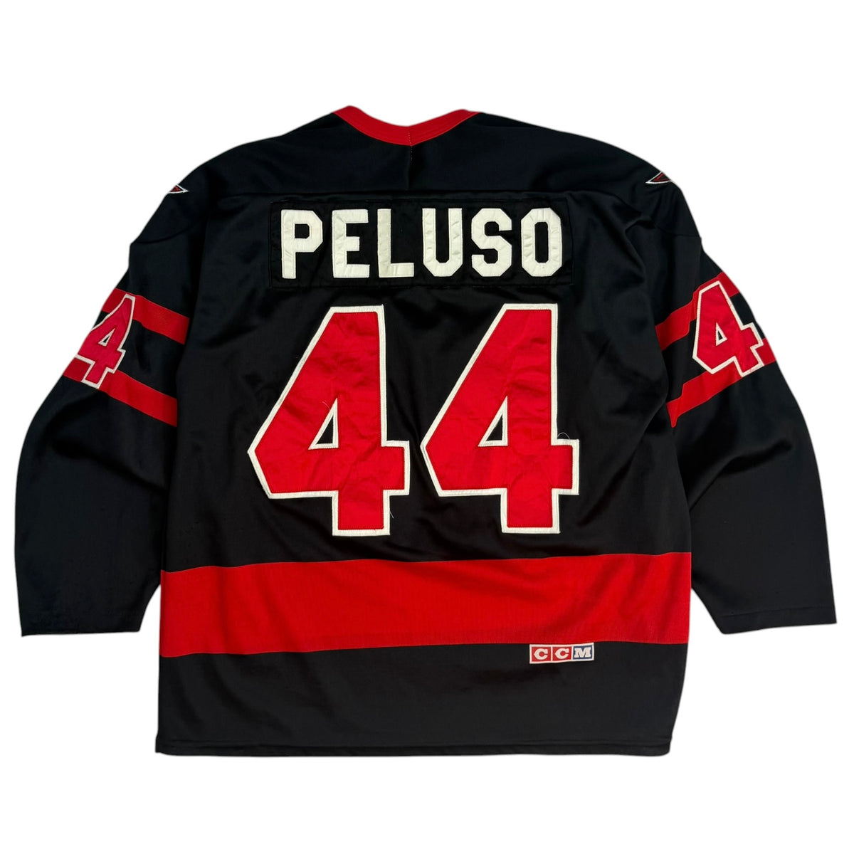 Vintage Ottawa Senators Mike Peluso Jersey Black
