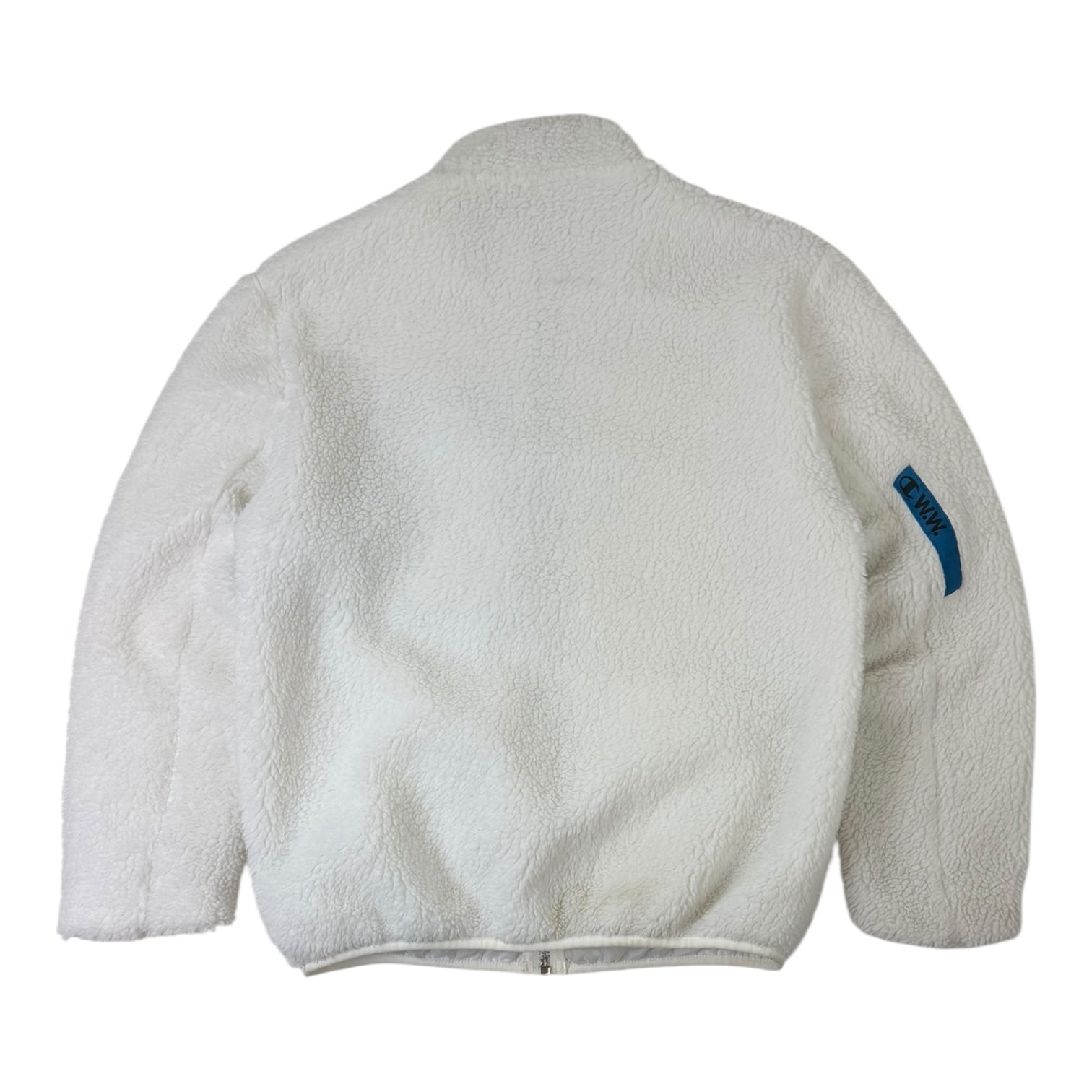 Champion x Wood Wood Opal Fleece Jacket White/Blue