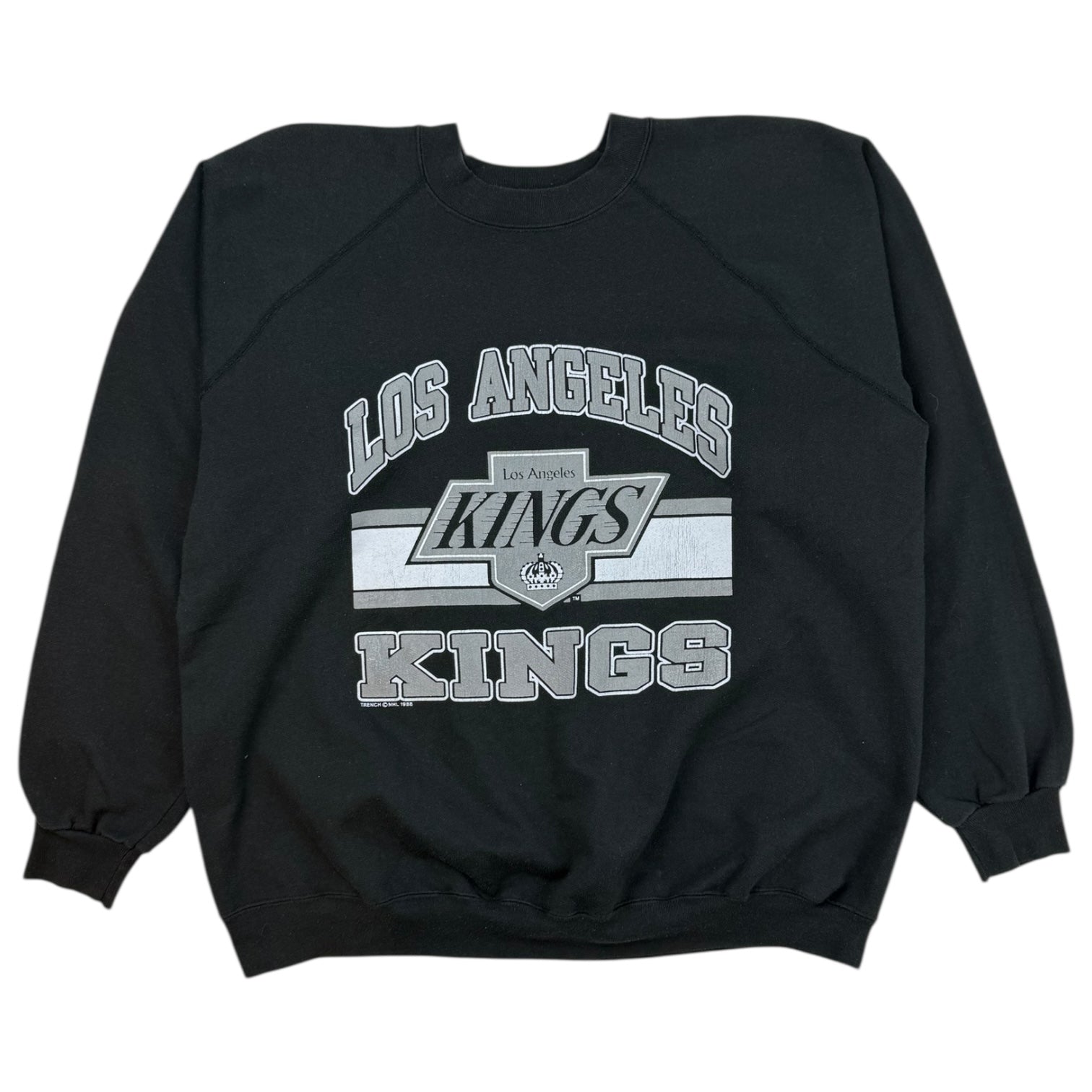 1988 LA Kings Gretzky Crewneck Black
