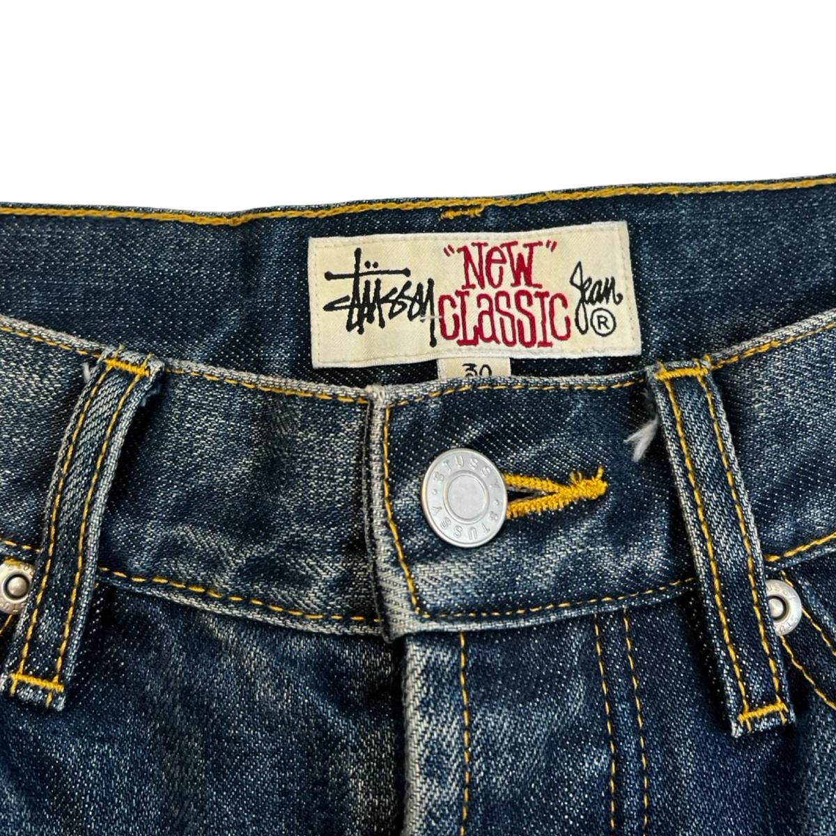 Stussy New Classic Denim Jean Medium Wash