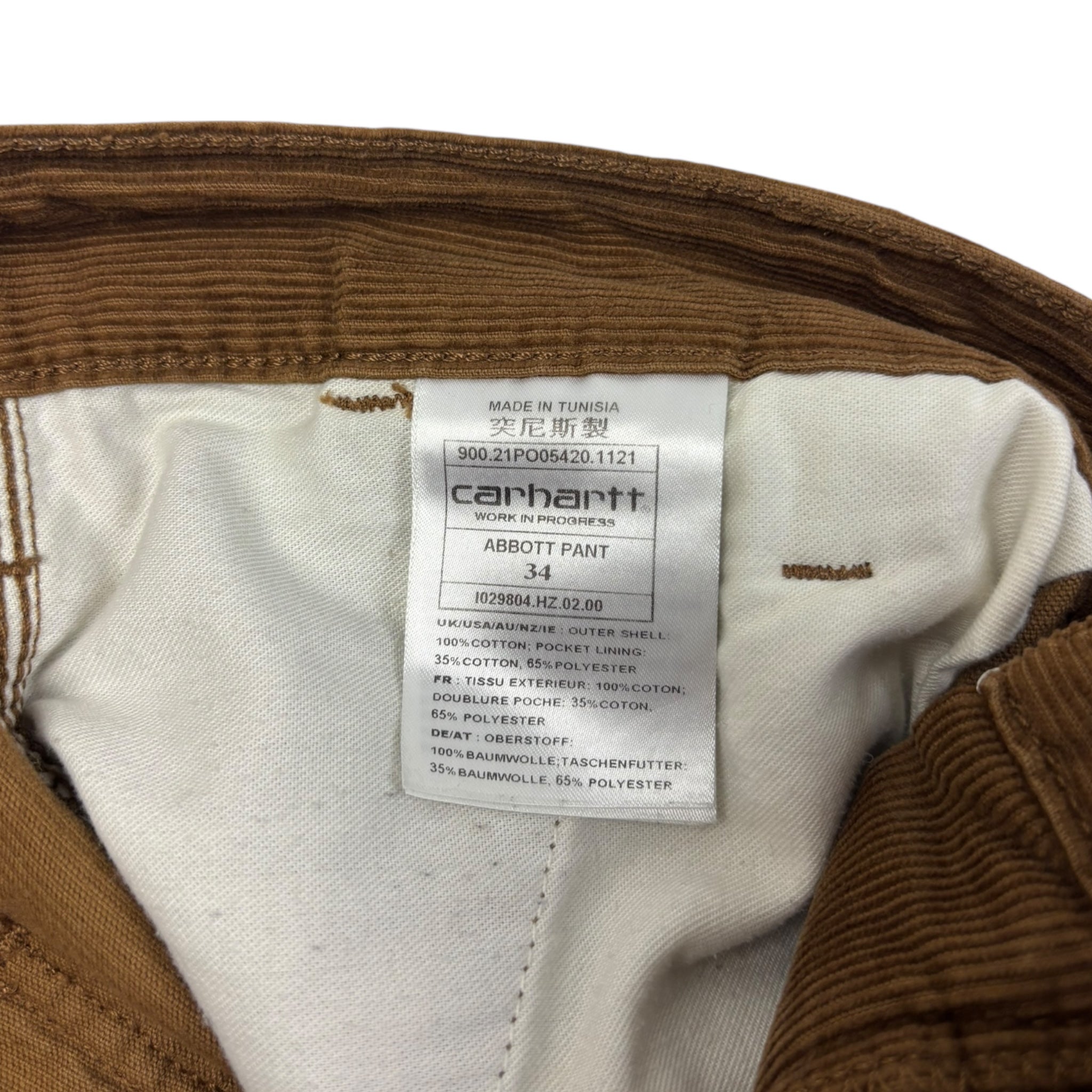 Carhartt WIP Abbott Pant Golden Brown