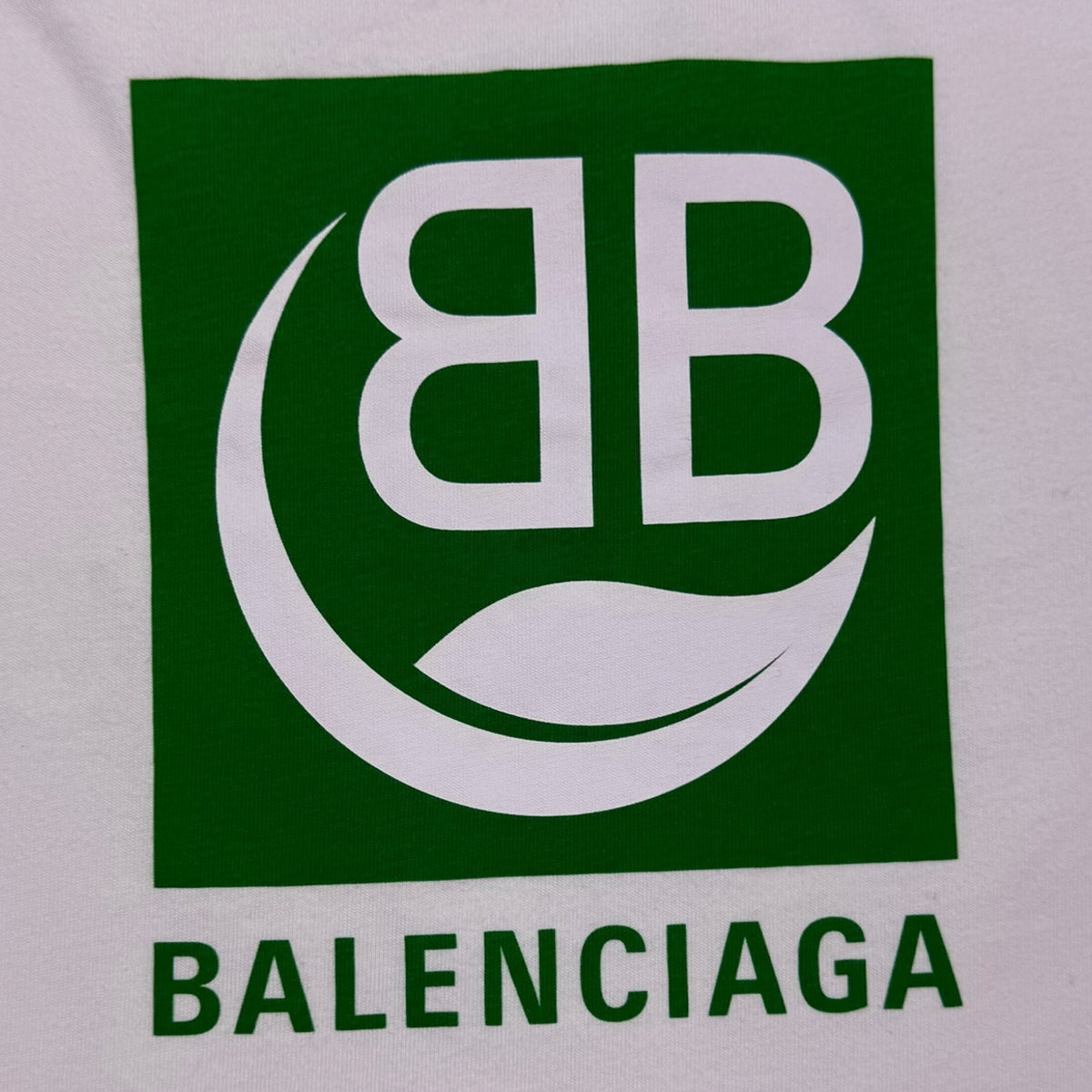 Balenciaga BB Eco Logo Tee White
