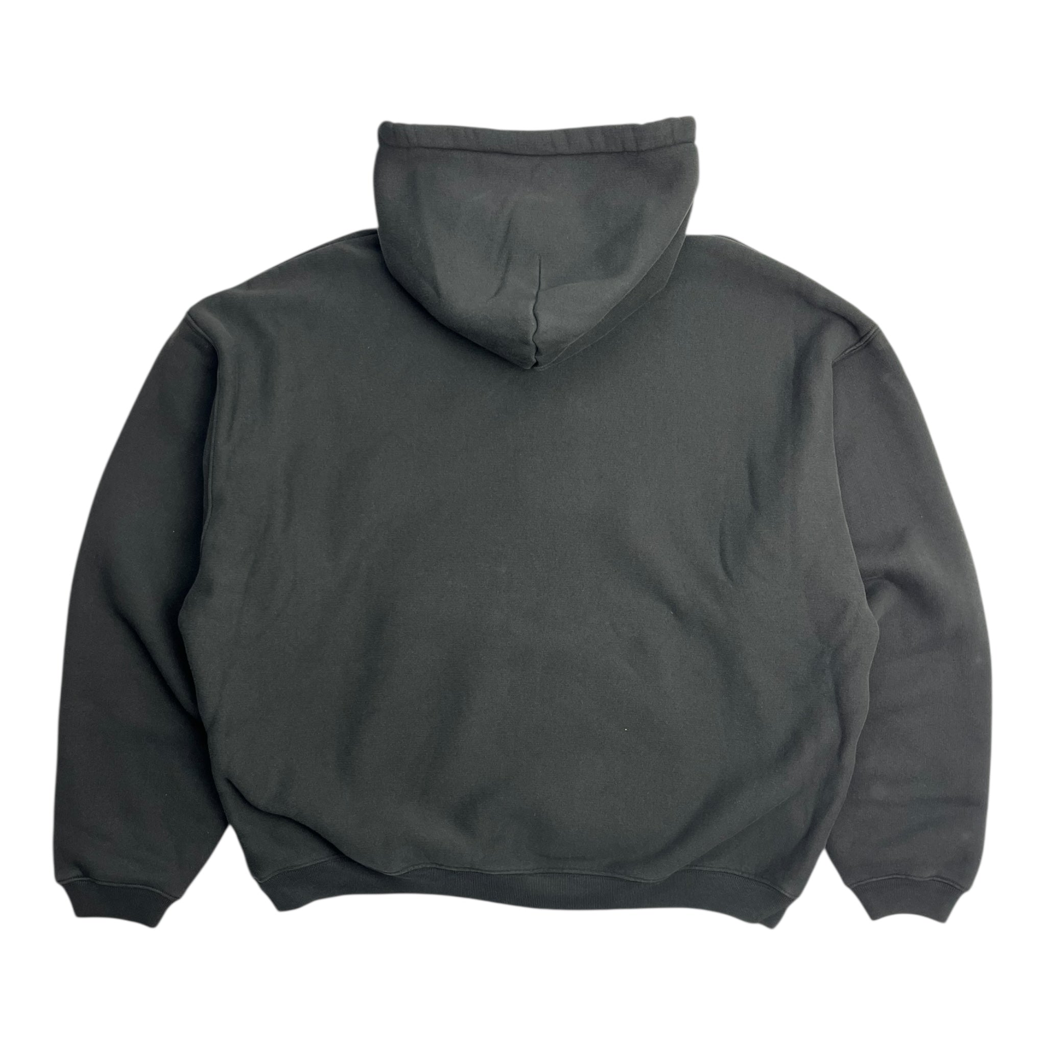 Stussy 80 Relaxed Hooded Sweatshirt Washed Black