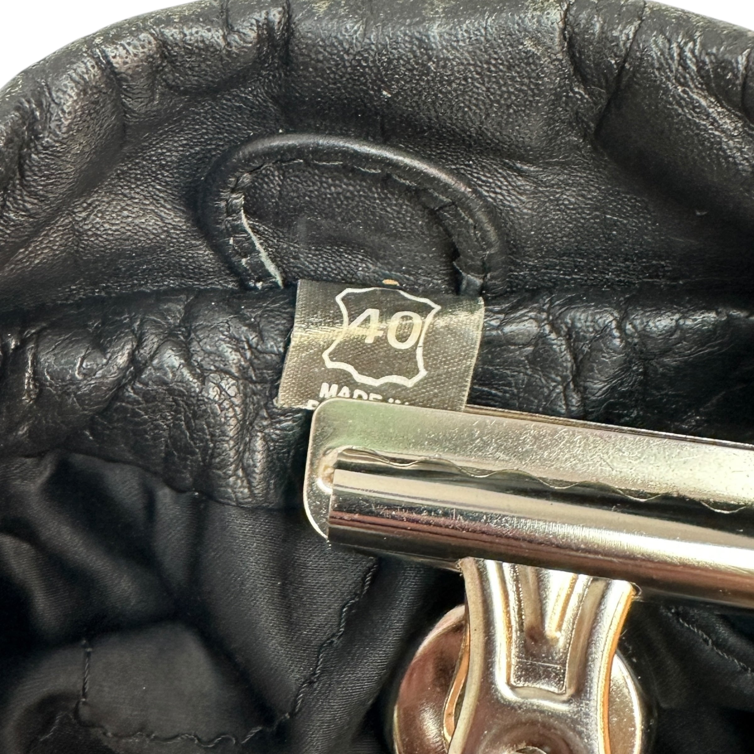 Vintage Road Gear Leather Motorcycle Jacket Black