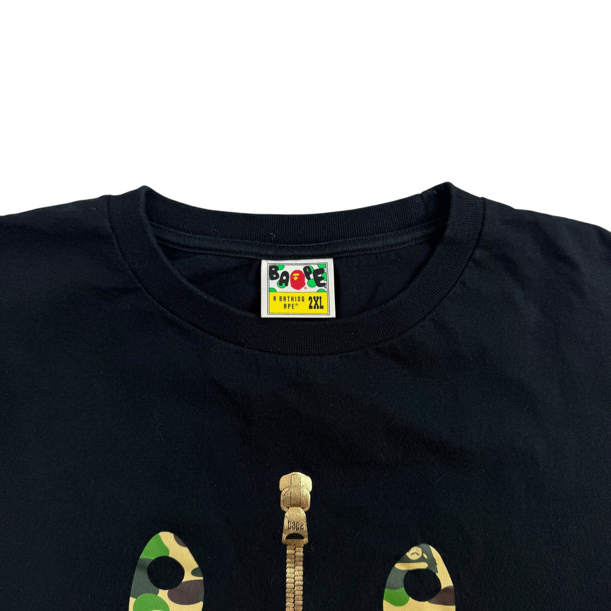 Bape ABC Camo Shark Tee Black