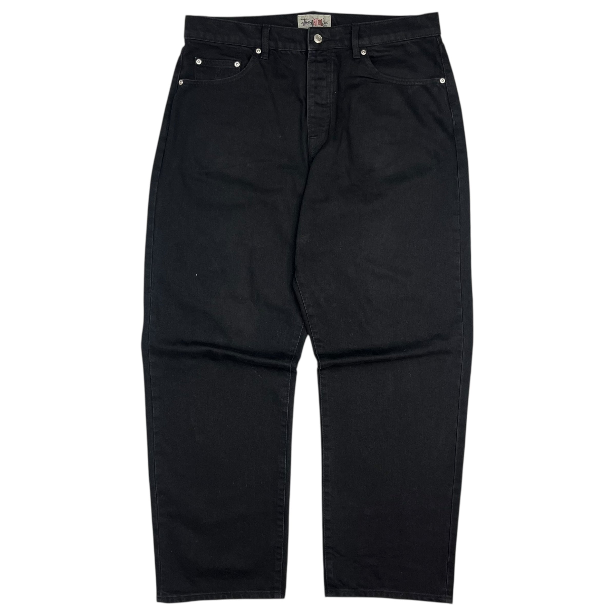 Stussy “BIGOL” Denim Pants Black